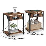 VASAGLE End Table Set