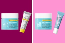 elf skincare bundle on a grid