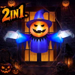 Halloween Inflatable Pumpkin Ghost