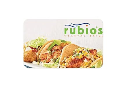 Rubio's $50 Gift Card