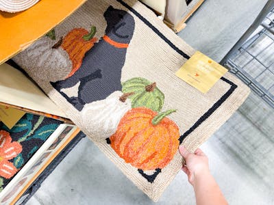 Fall Hooked Accent Rug