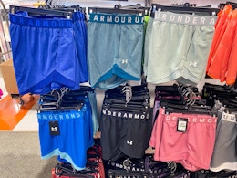 Under Armour womens shorts in many colors in Dicks Sporting Goods