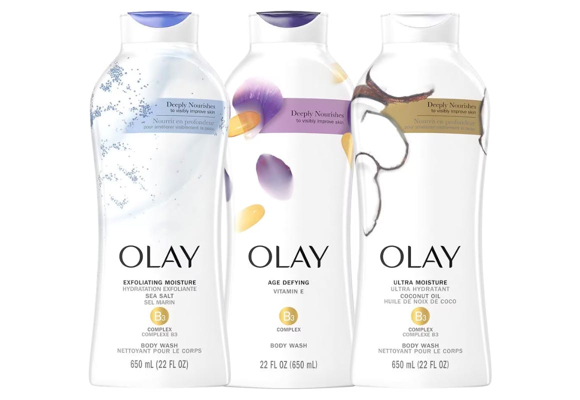 3 Olay Body Washes