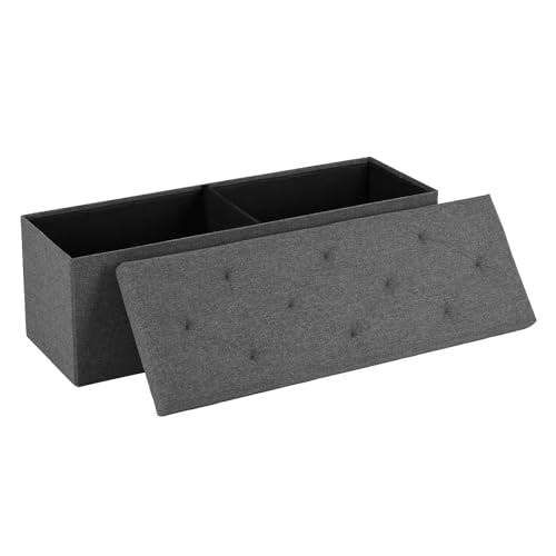 Foldable Storage Ottoman Bench