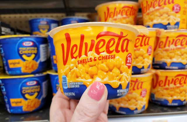 Velveeta Original Macaroni and Cheese Cups, as Low as $5.08 on Amazon card image