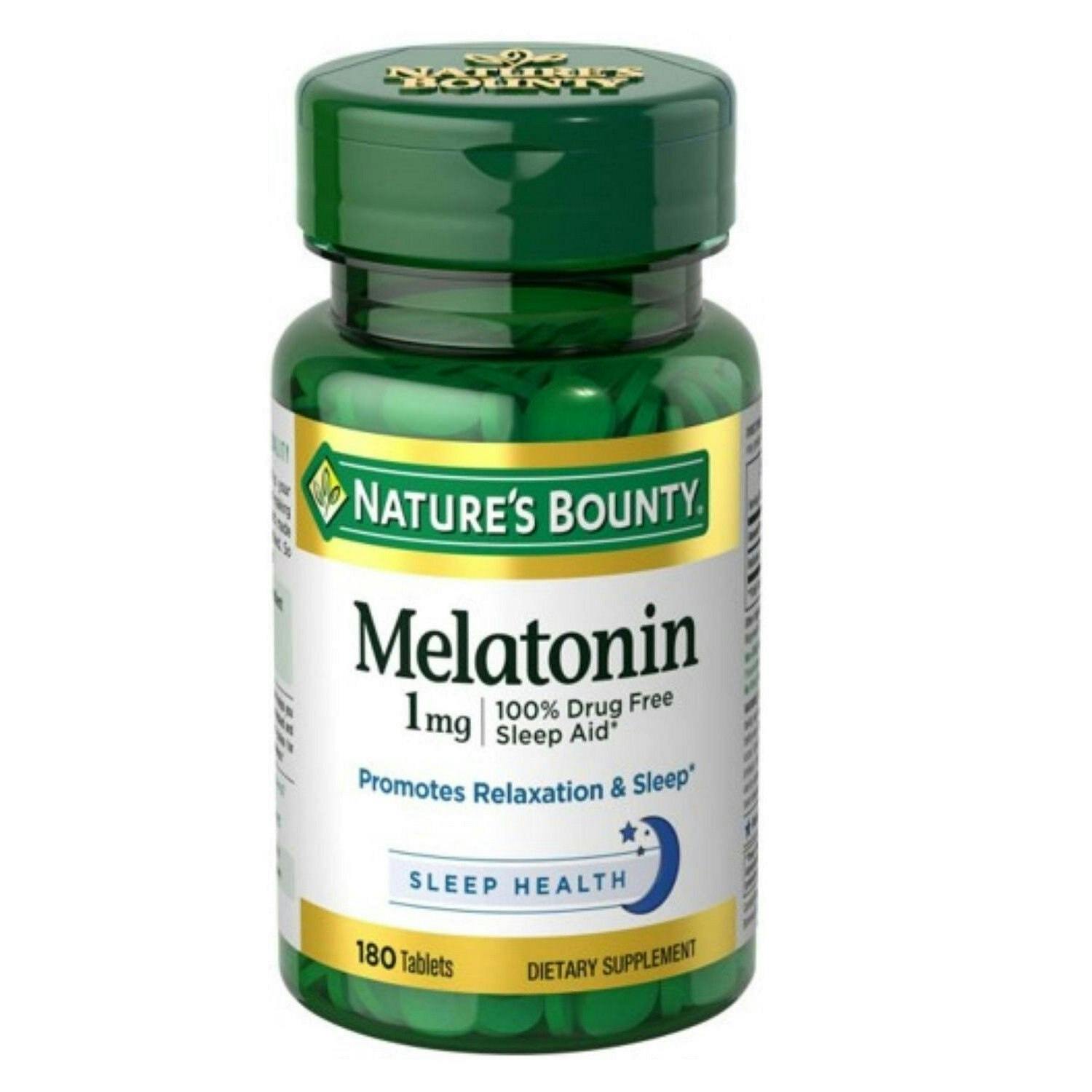 2 Nature's Bounty Melatonin Tablet Bottles