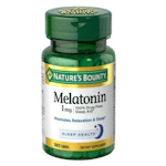 2 Nature's Bounty Melatonin Tablet Bottles