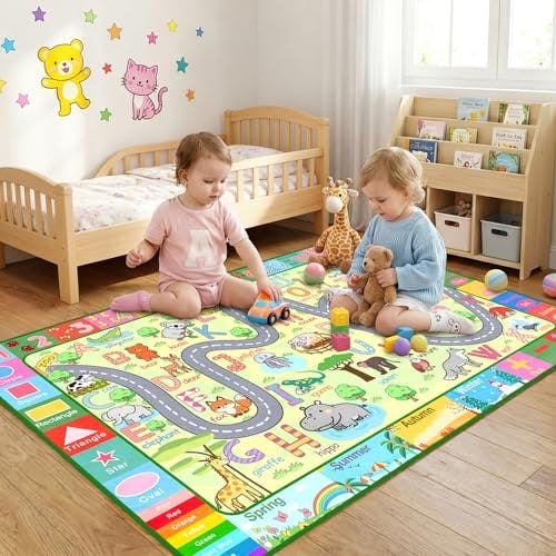Educational ABC Area Rug