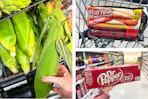corn hot dogs soda collage