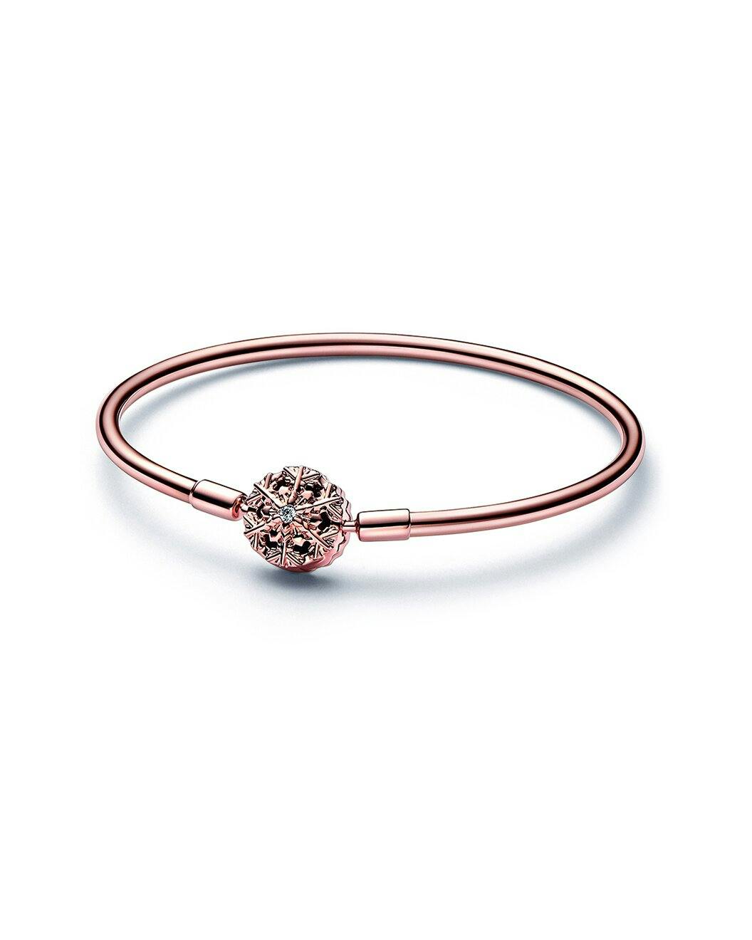 Pandora Snowflake Clasp Bangle