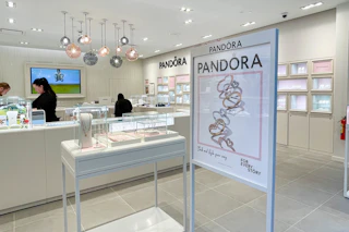 Pandora jewelry sign