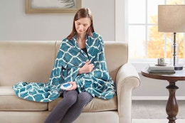 Heated Oversized Throw Blanket, Only $24 at Target (Online Only) card image