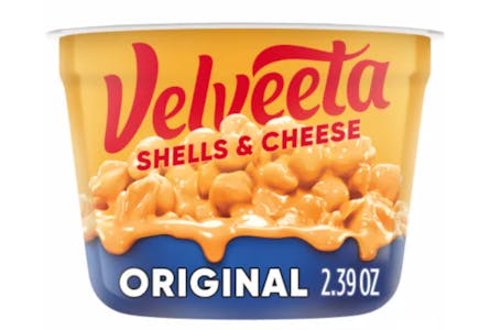 5 Velveeta Shells and Cheese Cups