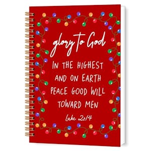 Christian Christmas Spiral Notebook