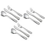 Kids Hammered Silverware Set