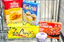 groceries in a shopping cart
