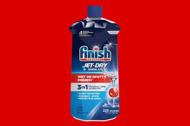 Finish Jet-Dry Liquid Rinse Aid, as Low as $5.75 on Amazon (Reg. $10.29) card image