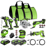 Greenworks 8-Tool Power Tool Kit