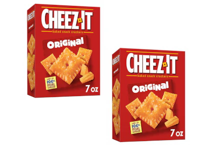 2 Cheez-It Cracker Boxes