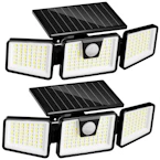 Solar Motion Sensor Lights 2-Pack