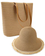 Beach Bag and Sun Hat Set