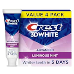 Crest 3D White Toothpaste 4-Pack