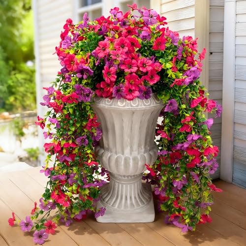 Artificial Hanging Flowers 2-Pack