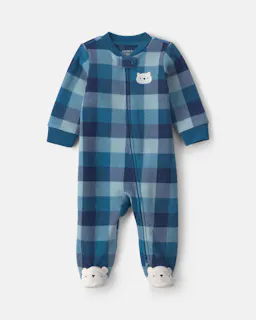 Carter's Baby Bear Plaid Sleep & Play