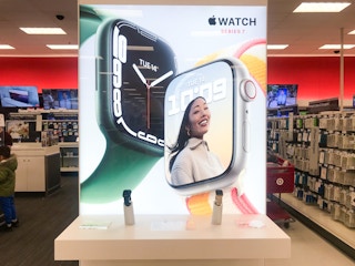 Apple watch display at Target.