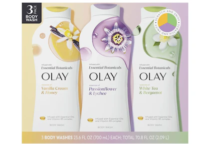 Olay Botanical Body Wash 3-Pack