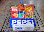 kroger matchup groceries in shopping cart