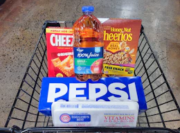 kroger matchup groceries in shopping cart