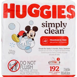 2 Huggies Baby Wipes