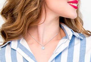 walmart brilliance sterling silver moon pendant necklace screenshot