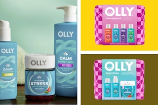 walmart olly gift sets collage