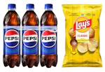 3 Pepsi + 4 Lay's