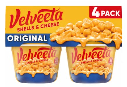 Velveeta Shells and Cheese Cup 4-Pack