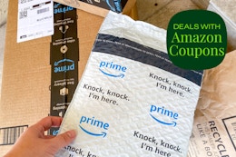amazon items on a porch