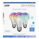 Smart LED Light Bulbs 3-Pack