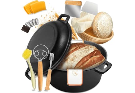 Cast Iron Dutch Oven Sourdough Set