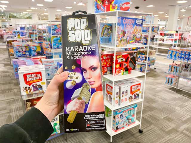 Karaoke Microphone, Only $15 at Macy's card image