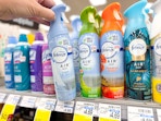 febreze air freshener sprays on shelf in cvs