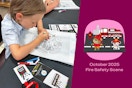 jcpenney kids zone craft for october 2025 fire safety scene