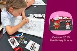 jcpenney kids zone craft for october 2025 fire safety scene