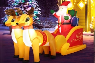 daily steals 6 foot inflatable santa in sled featured image th
