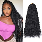 Curly Braiding Hair 8-Pack