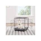 Double Door Folding Dog Crate