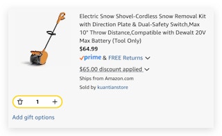 Electric Snow Shovel-Cordless