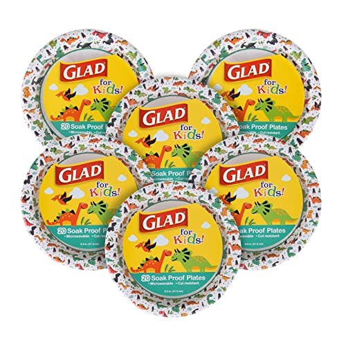 Glad Kids Paper Plates 6-Pack