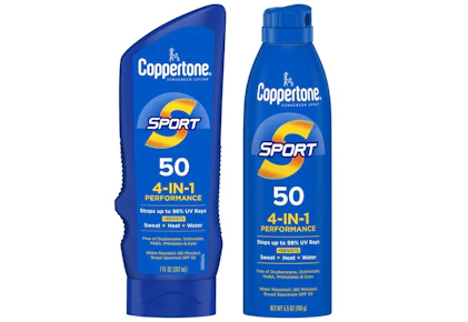 2 Coppertone Sunscreens
